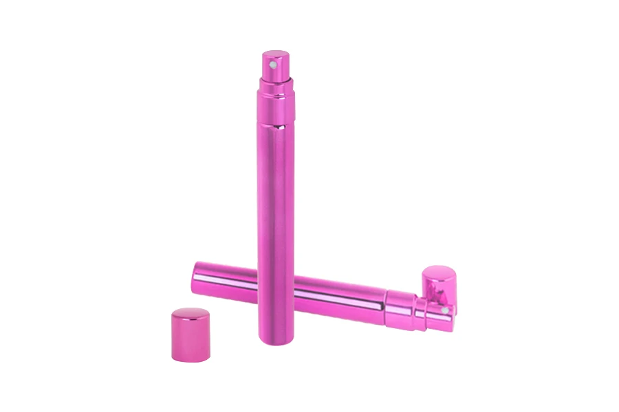 Бутилка за парфюм 10 мл с розово алуминиево покритие- 6 бр./пакет-изображение_продукт