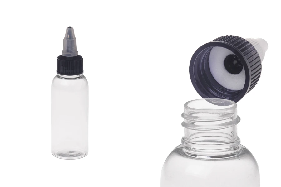 PET бутилка 50 ml с капачка Unicorn за електронни цигари PET бутилка 50 ml с капачка Unicorn за електронни цигари