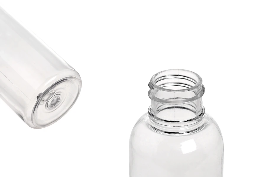 PET бутилка 60 ml прозрачна с бяла капачка за електронна цигара - 50 бр. PET бутилка 60 ml прозрачна с бяла капачка за електронна цигара - 50 бр.