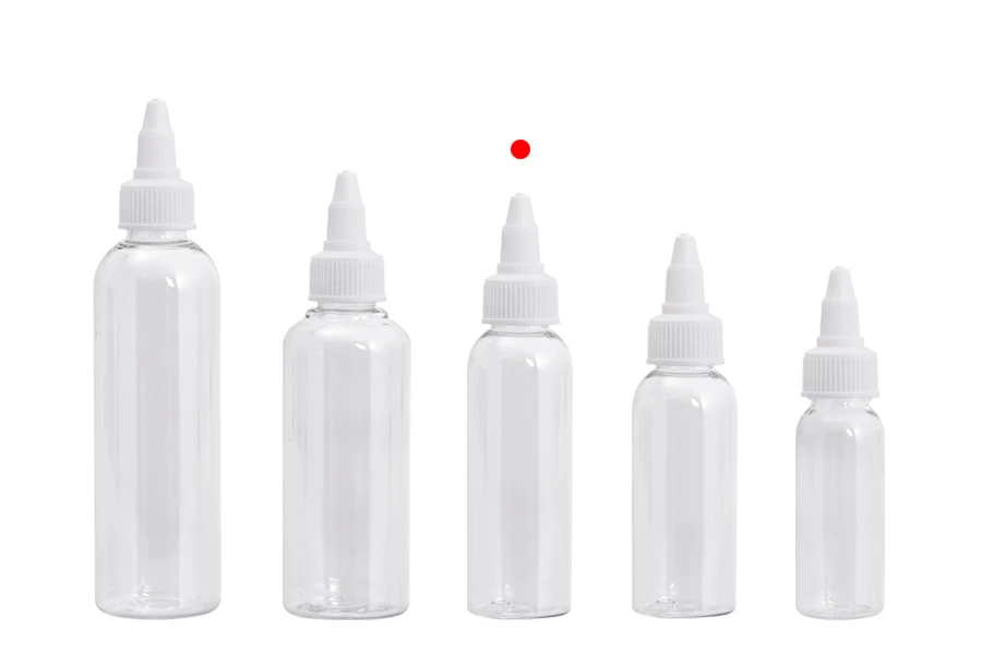 PET бутилка 60 ml прозрачна с бяла капачка за електронна цигара - 50 бр. PET бутилка 60 ml прозрачна с бяла капачка за електронна цигара - 50 бр.
