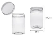 Буркан 250 ml пластмасов (PET) 64x101.5 mm - 12 бр. Буркан 250 ml пластмасов (PET) 64x101.5 mm - 12 бр.