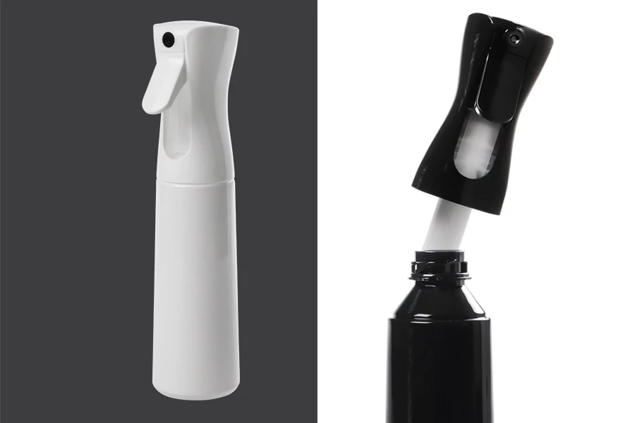 Пластмасова спрей бутилка 300 мл, за многократна употреба-изображение_размери