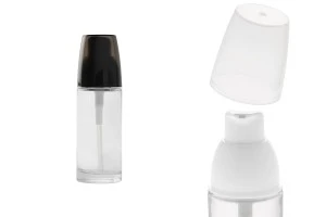 Стъклена кръгла бутилка за крем  30 ml-1