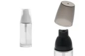 Стъклена кръгла бутилка за крем 30 ml Стъклена кръгла бутилка за крем 30 ml