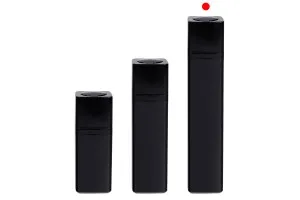 Пластмасова акрилна черна опаковка тип Airless 50 ml-5