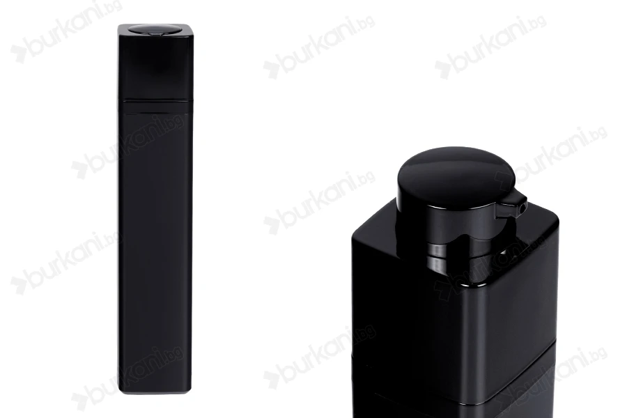 Пластмасова акрилна черна опаковка тип Airless 50 ml-изображение_продукт