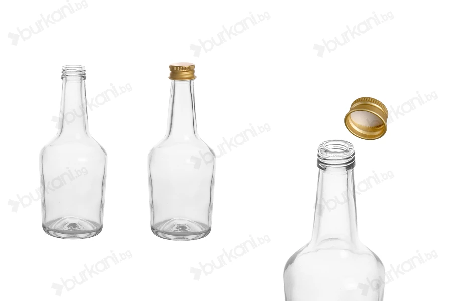 Стъклена бутилка 103 ml прозрачна-изображение_група