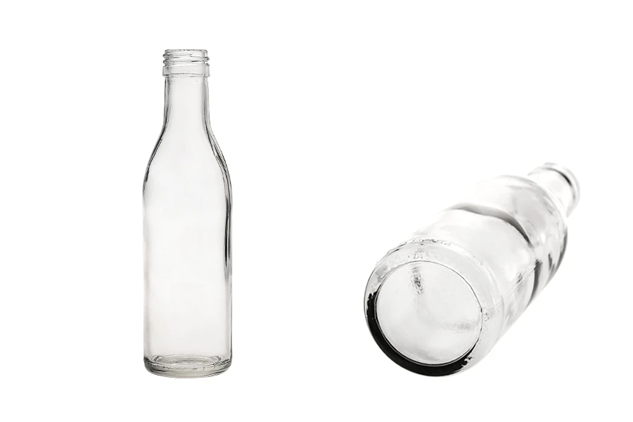 Бутилка за узо или ракия на винт  200 мл-изображение_размери