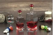 Стъклена елегантна бутилка Гарафа 500ml Стъклена елегантна бутилка Гарафа 500ml
