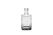 Стъклена квадратна бутилка за ликьор или коняк 500 ml Стъклена квадратна бутилка за ликьор или коняк 500 ml