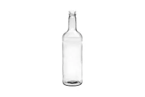1000 ml стъклена прозрачна бутилка за вода  1031/47 (тип Guala)-1