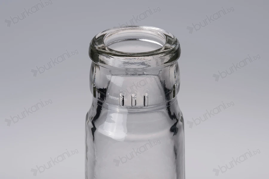 1000 ml стъклена прозрачна бутилка за вода  1031/47 (тип Guala)-изображение_размери