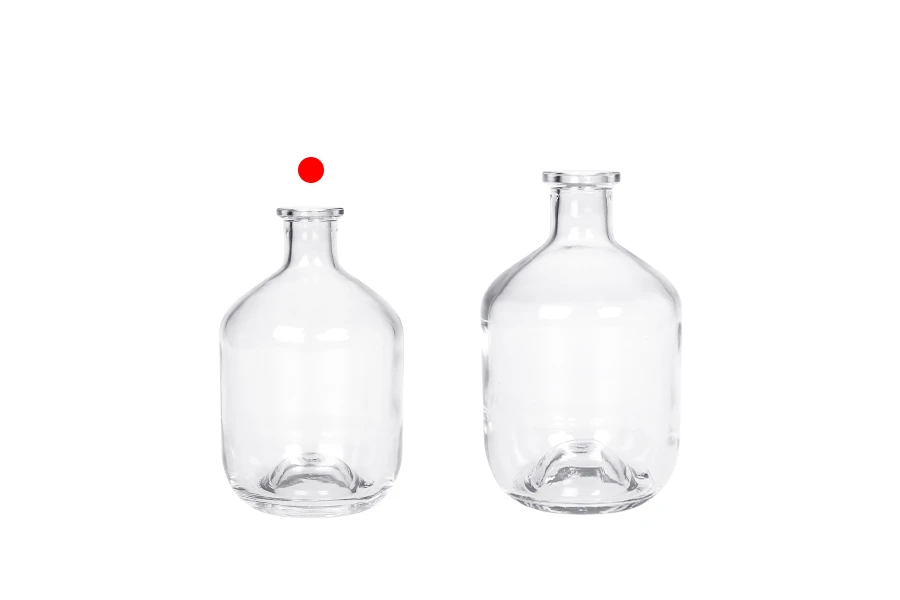 Цилиндрична стъклена бутилка 500 мл-