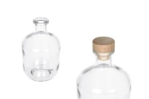 Цилиндрична стъклена бутилка 700 ml-2