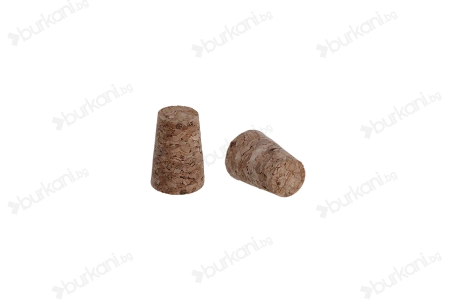 Коркова конусовидна тапа с размери 28x20/15 - за  Φ 17 (PP24 / PP25)-изображение_група