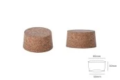 Коркова конусовидна тапа 30x60/55 - за Т.О. 66-изображение_размери