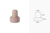Синтетична силиконова тапа Ф 12 mm Синтетична силиконова тапа Ф 12 mm
