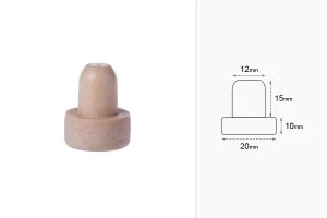 Синтетична силиконова тапа  Ф 12 mm-2