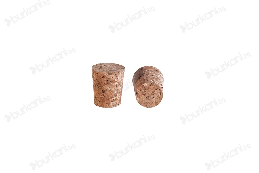Коркова конусовидна тапа  28x23/19.5 - за Φ 21 (PP 31,5 / PP 30)-изображение_продукт