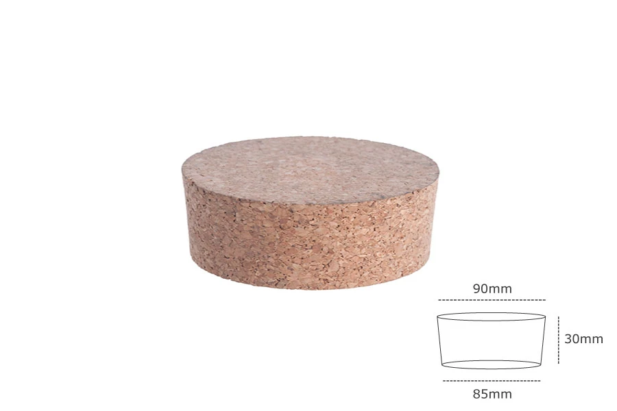 Коркова конусовидна тапа  30x90/85-изображение_размери