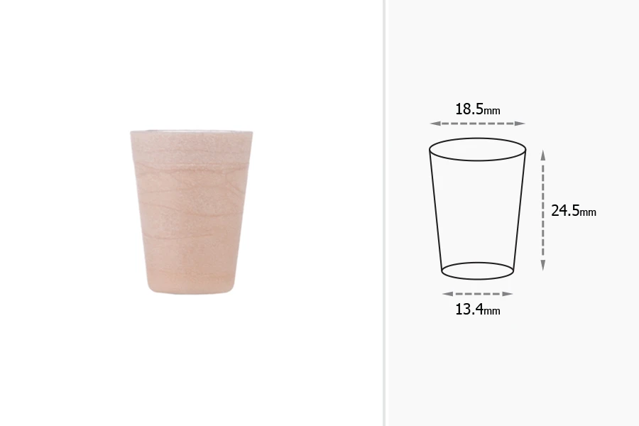 Силиконова конусовидна тапа с размери 24,5x18,5/13,4 - за Φ 16-изображение_размери