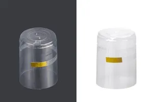 Термосвиваема капсула с размер 37x50 mm прозчна за бутилка с гърло до  37 mm-1