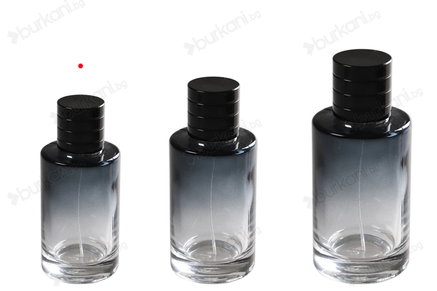 Стъклена бутилка за парфюм със спрей и капачка (PP 15) - 30 ml-изображение_група