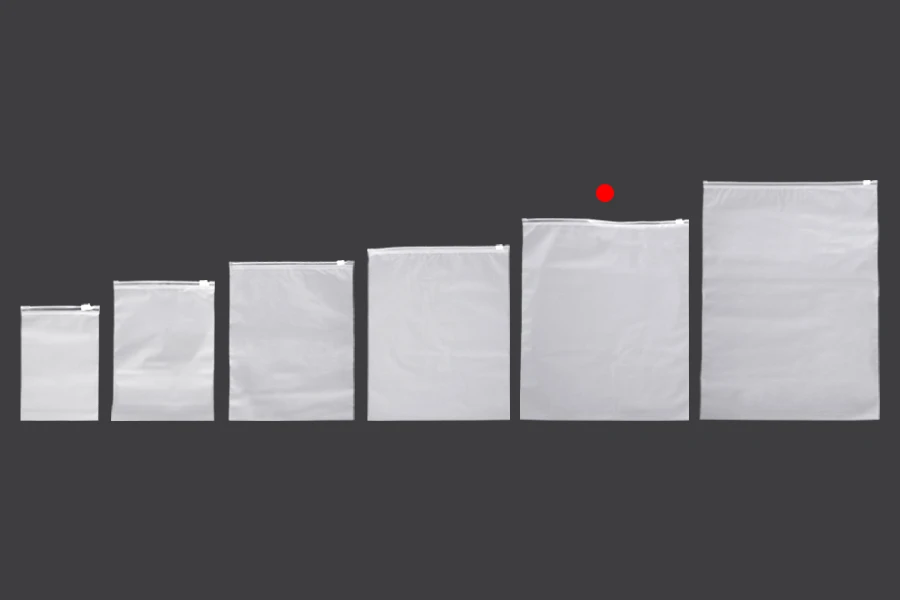  Опаковъчни пластмасови торбички 300x350 mm полупрозрачни матови с цип (цип) - 100 бр-изображение_група