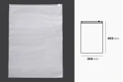  Опаковъчни пластмасови торбички 300x400 mm полупрозрачни матови с цип (цип) - 100 бр-изображение_размери