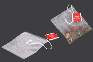 Чаени пакетчета с размер 58х70 мм с картичка "tea" - 100 бр./пакет-1