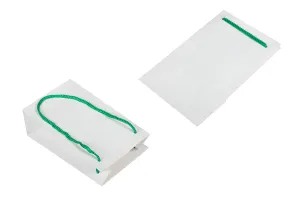 Бяла хартиена подаръчна торбичка с размери 110x60x180 mm - 20 бр.-3