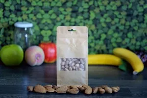 Крафт DOY PACK Опаковка с размери 100x60x200 mm с възможност за термо запечатване-изображение_група