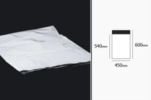 Самозалепващ се водоустойчив плик за куриери  PE  с размери  450x600 mm - 100 бр.-2