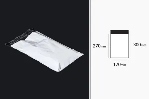 Водоустойчиви PE пликове с цип с размери 170x300 mm - 100 бр.-2