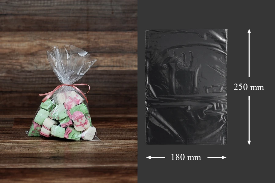 Торбичка - термосвиваемо фолио (POF shrink) с размери 180x250 mm - 100 бр. пакет-изображение_продукт