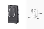 Черна матова подаръчна торбичка с размер 110x60x200-изображение_размери