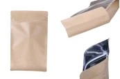 Опаковка тип DOY PACK с "цип" затваряне и алуминиева вътрешна облицовка и възможност за термозапечатване140x70x240 mm - 50 бр. Опаковка тип DOY PACK с "цип" затваряне и алуминиева вътрешна облицовка и възможност за термозапечатване140x70x240 mm - 50 бр.