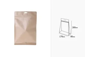 Опаковка тип Doy Pack с алуминиева вътрешна облицовка 170x80x260 mm - 50 бр.-2