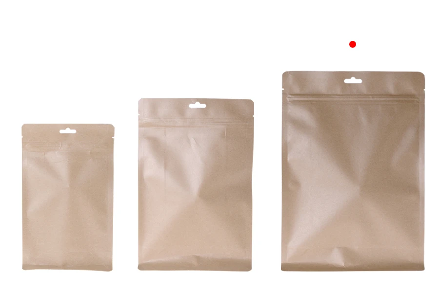 Опаковка  тип Doy Pack с цип затваряне и  алуминиева вътрешна облицовка и възможност за термозапечатване 200x80x290 mm - 50 бр.-