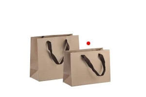 Подаръчна крафт торбичка с размери  230x100x170-6