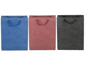 Хартиени торбички с дръжки  160x80x200 mm в различни цветове-1