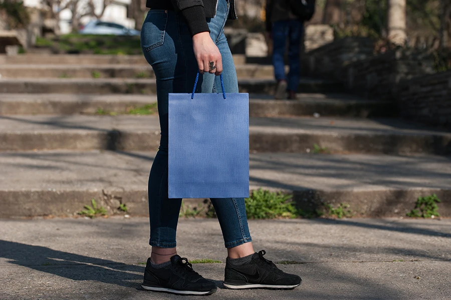 Хартиени торбички с размер 250x100x330 mm в различни цветове-изображение_група