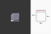 Самозалепващи се прозрачни пликове с размери 80x120 mm - 1000 бр.-изображение_група