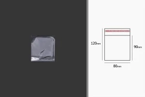 Самозалепващи се прозрачни пликове с размери 80x120 mm - 1000 бр.-3
