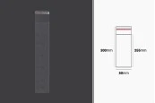 Прозрачни торбички със самозалепващо се затваряне 50x300 мм - 1000 бр Прозрачни торбички със самозалепващо се затваряне 50x300 мм - 1000 бр