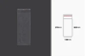 Прозрачни пликове със самозалепващо се затваряне 130x370 мм - 1000 бр Прозрачни пликове със самозалепващо се затваряне 130x370 мм - 1000 бр