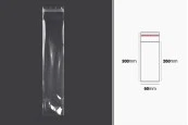 Самозалепваща се торбичка с размери 60x300 mm - 1000 бр./пакет Самозалепваща се торбичка с размери 60x300 mm - 1000 бр./пакет