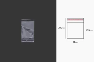 Самозалеващи се прозрачни пликове с размери - 1000бр.-2