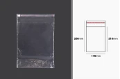 Самозалепваща се торбичка с размери 170x250 mm - 1000 бр/пакет Самозалепваща се торбичка с размери 170x250 mm - 1000 бр/пакет