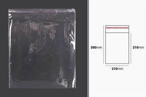 Самозалепваща се торбичка с размери 210x250 mm - 1000 бр./ пакет-2